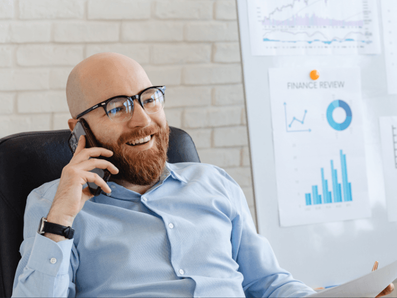 Sales & Telemarketing team at work